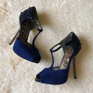 Sam Edelman Scarlett studded t-strap heels